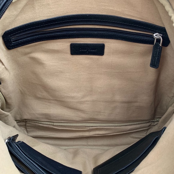 Cole Haan black leather briefcase - Picture 2 of 5